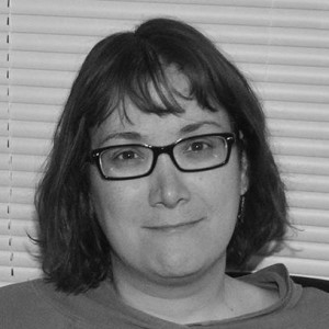 Author headshot B&W